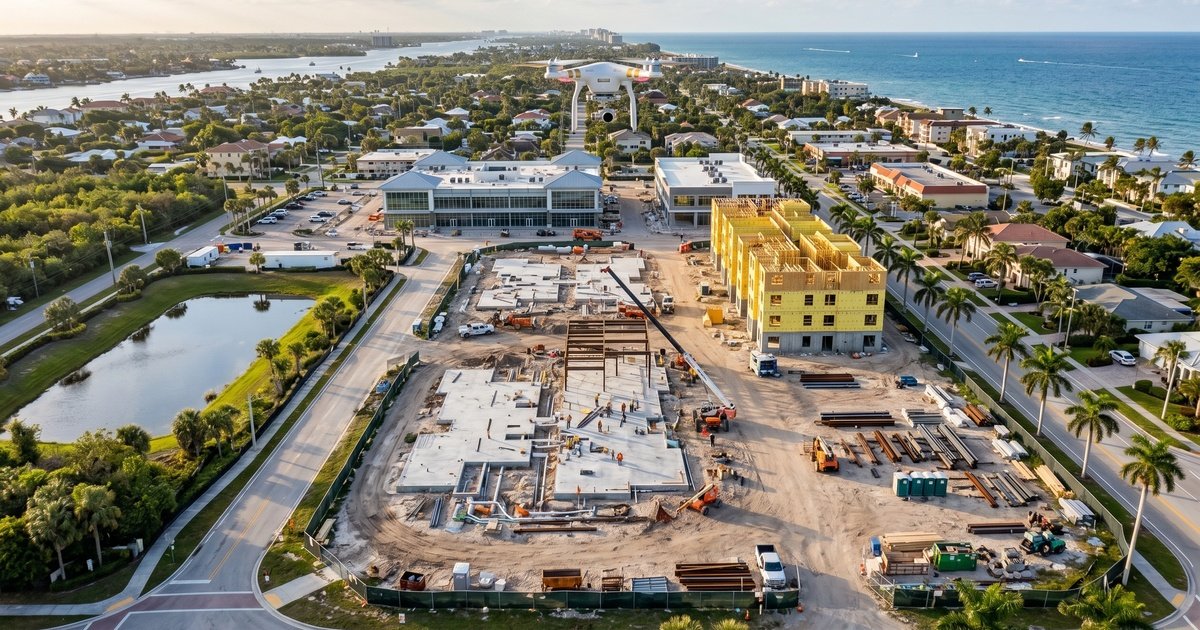 Why Drone Progress Tracking Matters for Florida Construction Projects